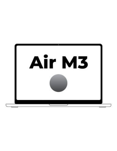 Apple macbook air 13,6'/ m3 8-core cpu/ 8gb/ 512gb ssd/ 10-core gpu/ gris espacial