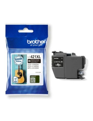 Cartucho de tinta original brother lc421xl alta capacidad/ negro