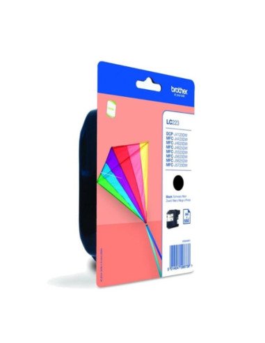 Cartucho de tinta original brother lc-223bkbp/ negro