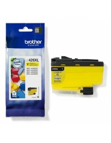 Cartucho de tinta original brother lc-426 xl alta capacidad/ amarillo