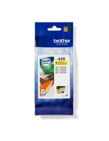 Cartucho de tinta original brother lc426y/ amarillo