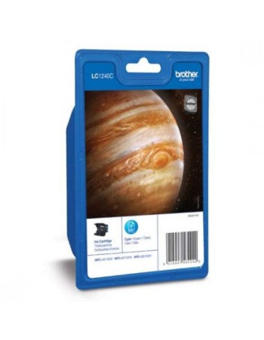 Cartucho de tinta original brother lc-1240c/ cian
