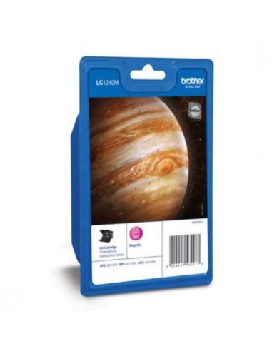 Cartucho de tinta original brother lc-1240m/ magenta
