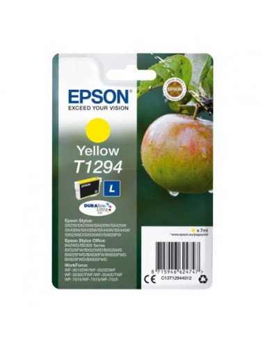 Cartucho de tinta original epson t1294/ amarillo