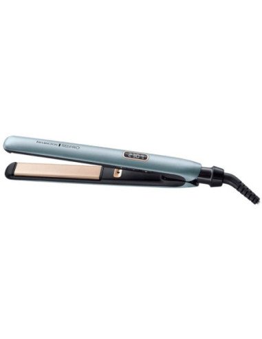 Plancha para el pelo remington shine therapy pro s9300/ azul
