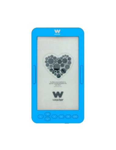 Libro electrónico ebook woxter scriba 195 s/ 4.7'/ tinta electrónica/ azul