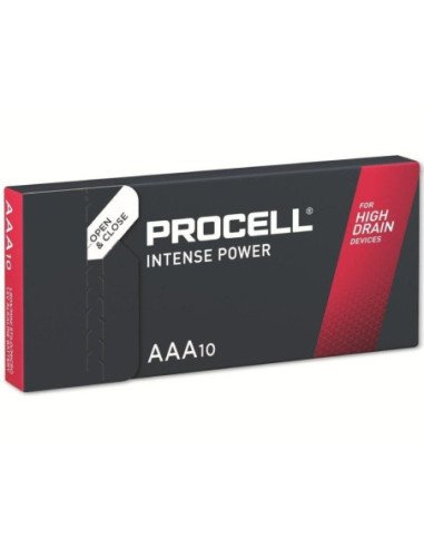 Pack de 10 pilas aaa l03 duracell procell durintlr3c10/ 1.5v/ alcalinas