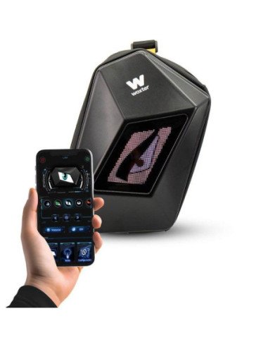 Bandolera con pantalla led woxter loy-evil eye/ negra
