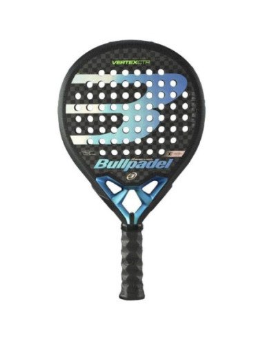 Pala de pádel bullpadel vertex 02 control proline 2020 (fede chingotto)/ azul y negra