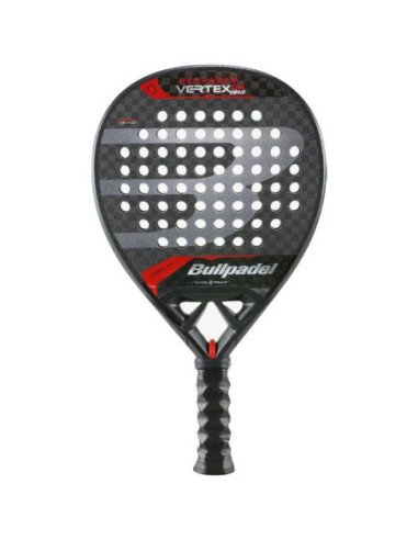 Pala de pádel bullpadel vertex 04 hybrid 2024/ negra y roja