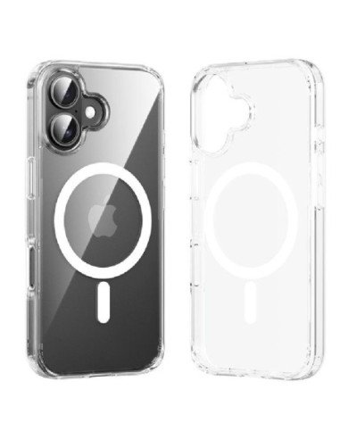 Funda dura con magsafe vention kugt0-20/ compatible con iphone 16 plus/ transparente
