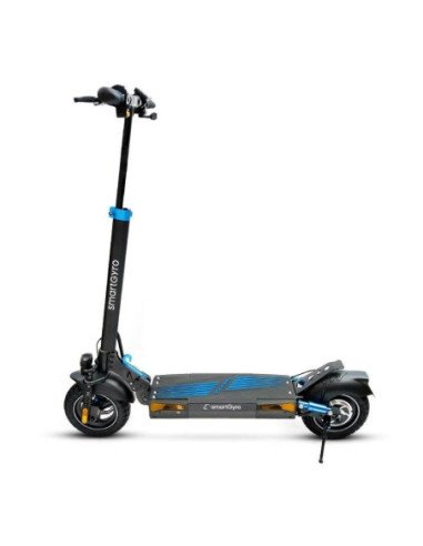 Patinete eléctrico smartgyro rockway certificado/ motor 800w/ ruedas 10'/ 25km/h/ autonomía 50km