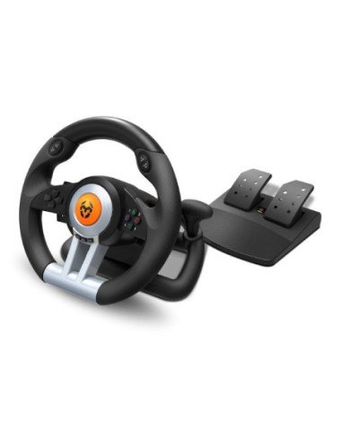 Volante con pedales krom k-wheel