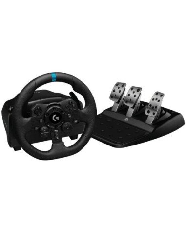 Volante con pedales logitech g923 trueforce para playstation ps5/ pc