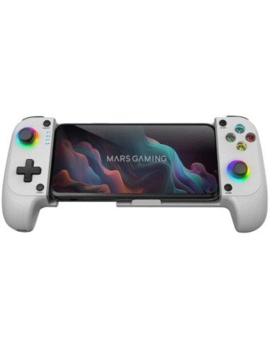 Gamepad mars gaming mgpx inalámbrico/ blanco