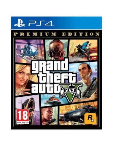 Juego para consola sony ps4 grand theft auto v edición premium
