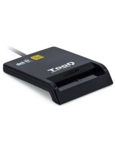 Lector de dni tooq tqr-211b/ usb tipo-c/ negro