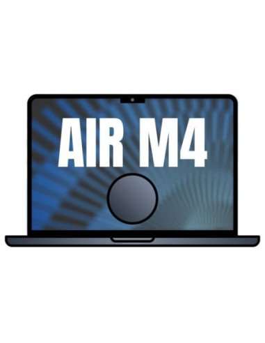 Apple macbook air 13,6'/ m4 10-core cpu/ 24gb/ 512gb ssd/ 10-core gpu/ medianoche