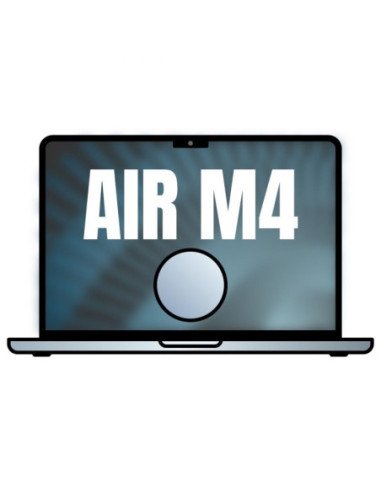 Apple macbook air 15,3'/ m4 10-core cpu/ 16gb/ 256gb ssd/ 10-core gpu/ azul cielo