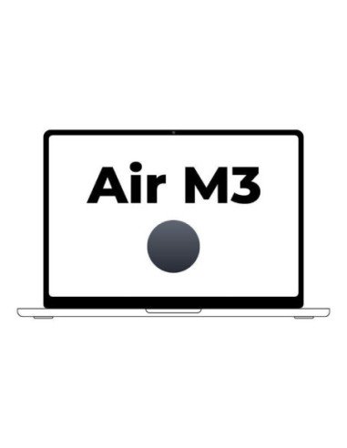 Apple macbook air 15,3'/ m3 8-core cpu/ 16gb/ 256gb ssd/  10-core gpu/ medianoche