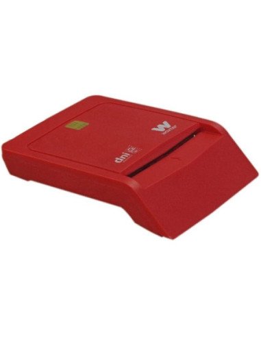 Lector de dni woxter pe26-145/ rojo