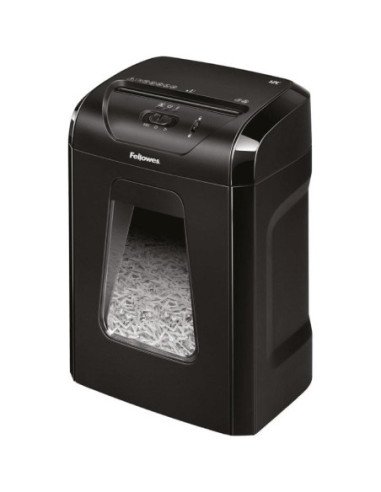 Destructora fellowes 12c/ corte en partículas de 4 x 40mm/ negra
