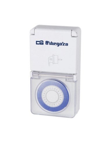 Programador de enchufe orbegozo pg 10/ potencia máxima 3680w