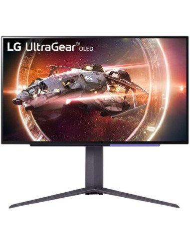 Monitor gaming lg ultragear 27gs95qe-b 27'/ qhd/ 0.03ms/ 240hz/ oled/ regulable en altura/ negro