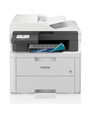 Multifunción láser color brother dcp-l3560cdw wifi/ dúplex/ blanca
