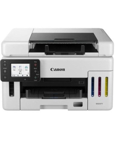 Multifunción recargable canon maxify gx6550 megatank wifi/ dúplex/ blanca