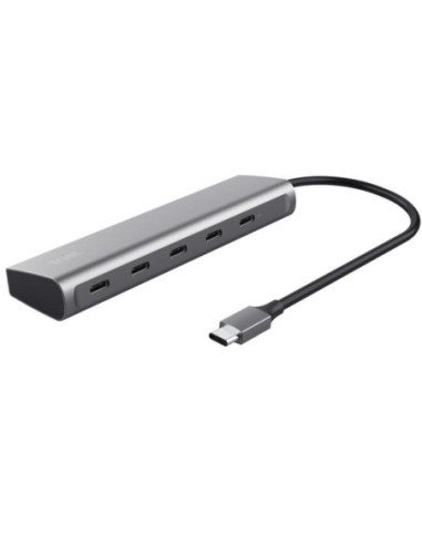 Hub usb tipo-c trust halyx/ 4xusb tipo-c/ 1xusb tipo-c pd