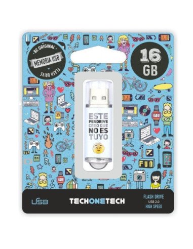 Pendrive 16gb tech one tech no es tuyo usb 2.0