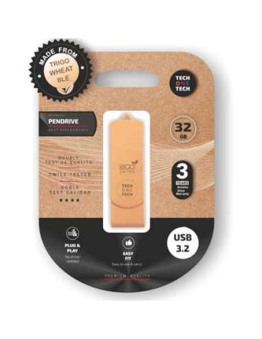 Pendrive 32gb tech one tech ecotech usb 3.2