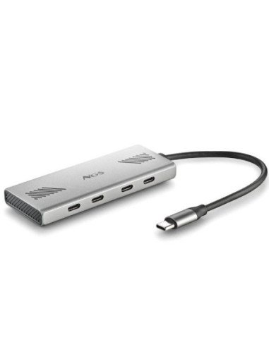 Hub usb tipo-c ngs wonder4-c/ 4xusb tipo-c