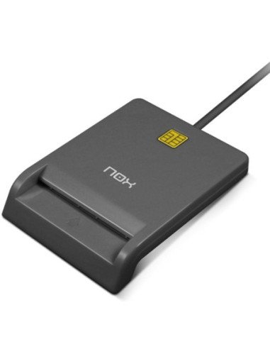 Lector de dni y tarjetas nox card id/ negro