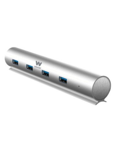 Hub usb 3.0 con alimentación externa woxter hub 73 pe26-142/ 7xusb/ gris