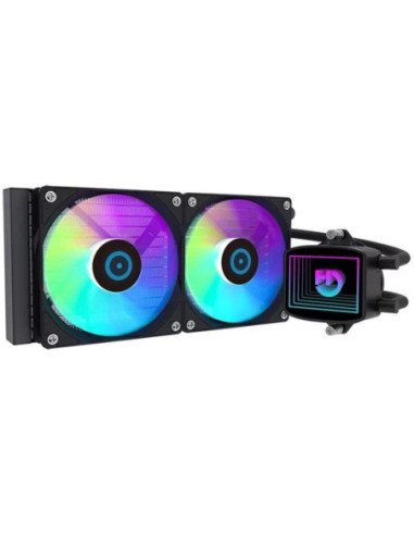 Sistema de refrigeración líquida hiditec lq240/ negro