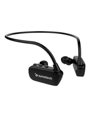 Reproductor mp3 sunstech argoshybrid/ 8gb/ bluetooth/ resistente al agua/ negro