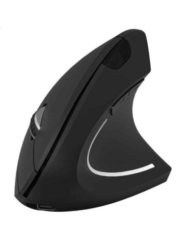 Ratón ergonómico inalámbrico por bluetooth/ 2.4ghz subblim glide vertical ergo dual battery/ batería recargable/ hasta 1600