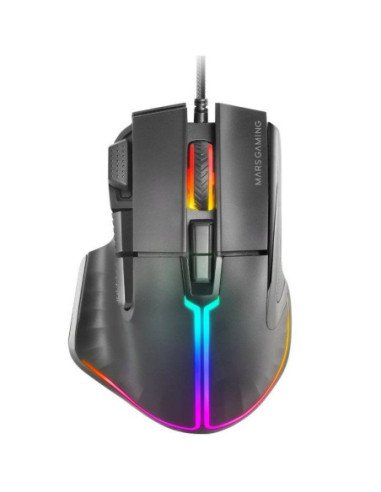 Ratón gaming mars gaming mm-xt/ hasta 12800 dpi