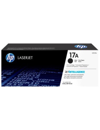 Tóner original hp nº17a/ negro