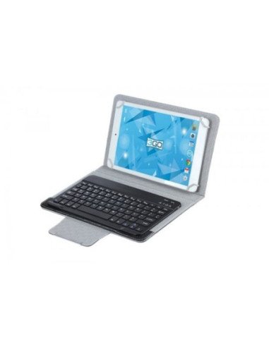 Funda con teclado 3go csgt28 para tablets de 10'/ negra y gris