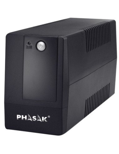 Sai línea interactiva phasak basic interactive 800 va/ 800va-480w/ 2 salidas/ formato torre