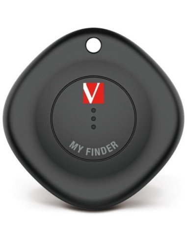 Localizador verbatim my finder bluetooth tracker myf-01 compatible con apple/ incluye llavero y pila/ negro