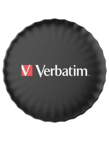 Localizador verbatim my finder coin bluetooth tracker myfc-01b compatible con apple/ incluye llavero y pila/ negro