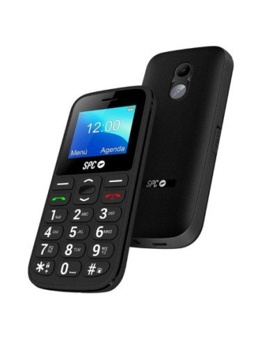 Teléfono móvil spc fortune 2 4g para personas mayores/ negro