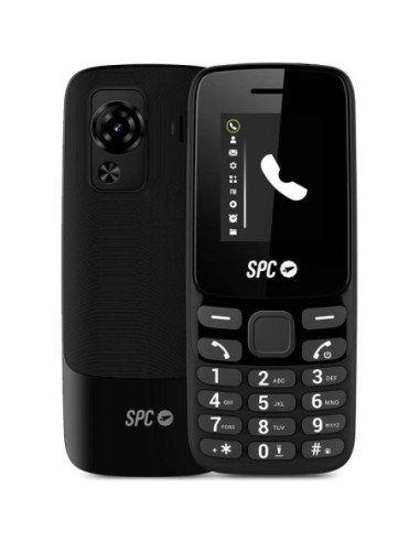 Teléfono móvil spc talk 2 para personas mayores/ 4g/ negro
