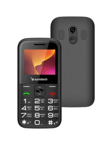 Teléfono móvil sunstech cel4/ negro