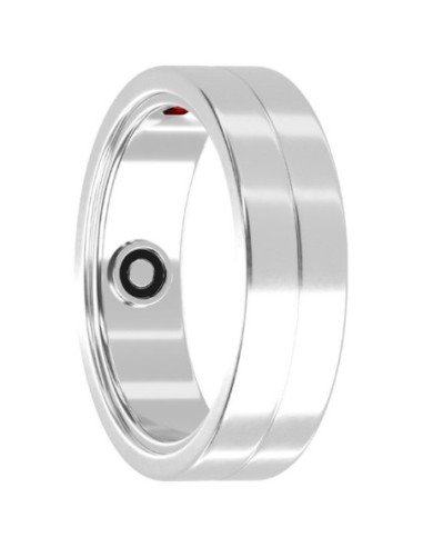 Anillo inteligente maxcom mr100 talla 10/63/ ø20.1mm/ notificaciones/ frecuencia cardíaca/ plata