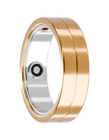 Anillo inteligente maxcom mr100 talla 11/65/ ø20.7mm/ notificaciones/ frecuencia cardíaca/ oro